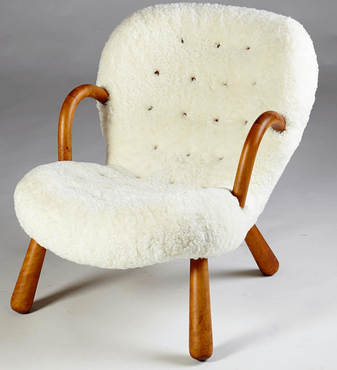 Phillip Arctander Clam chair