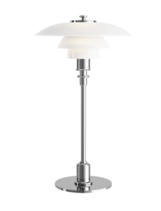 Poul Henningsen PH 2/1 Bordlampe Krom