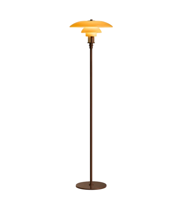 PH 3½-2½ Aged Brass Floor Lamp